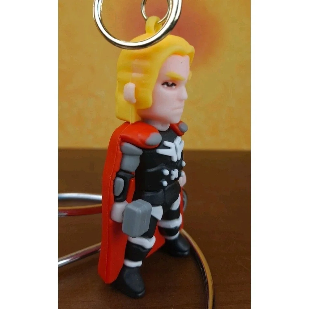 Avengers Marvel Thor 3D PVC Keychain‎ Backpack Clip New 8